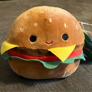 NWT 5” Carl the Cheeseburger Squishmallows